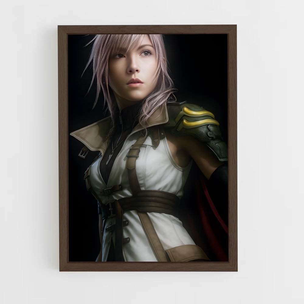Poster Pink Lightning – affiche Final Fantasy (vue 5)